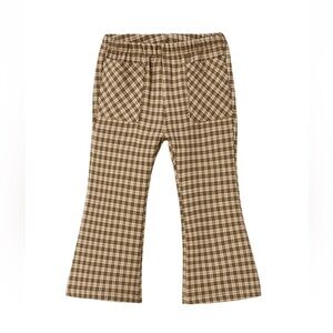 Zara Kids Plaid Tan Bottoms